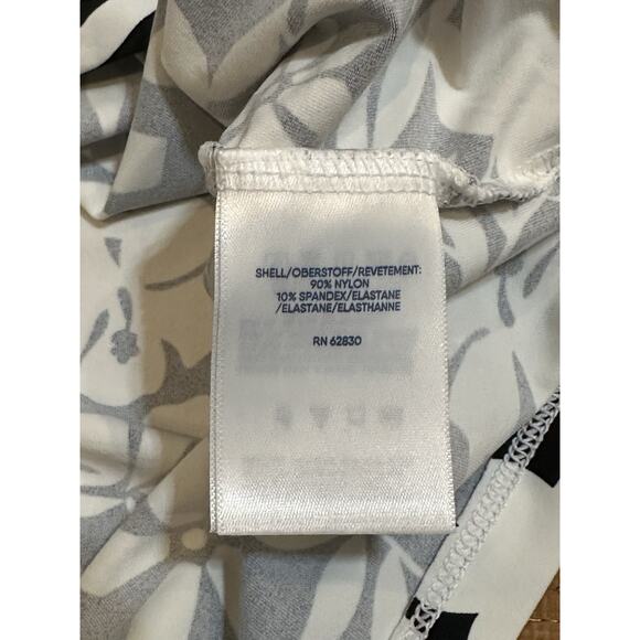 Lands' End Women's SunShade UPF 50 Long SleeveRelaxed Rash Guard Print 3XL - Picture 5 of 9